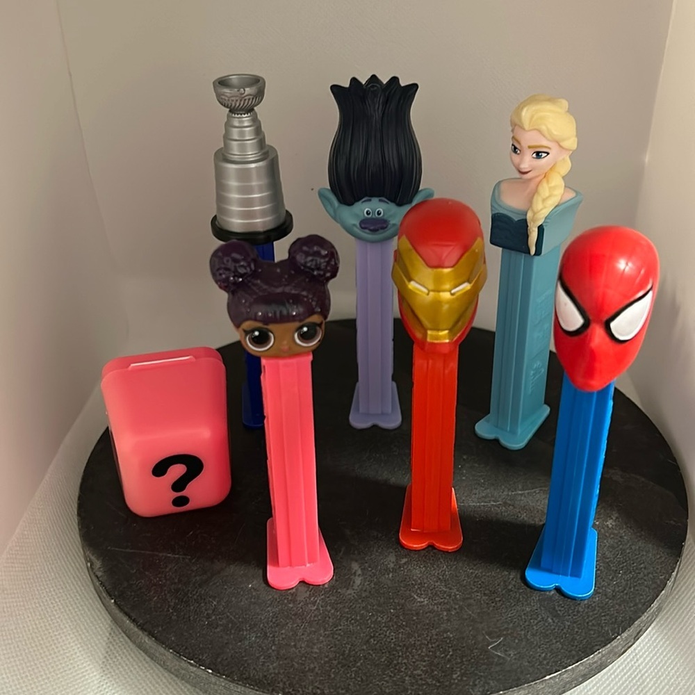 Pez Candy Dispensers Super Hero ,lol,Disney… Set of 6